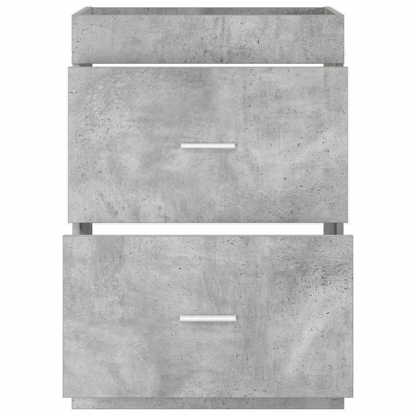 Badkamer Onder Wasbak Kast Betongrijs 56 x 37,5 x 81 cm