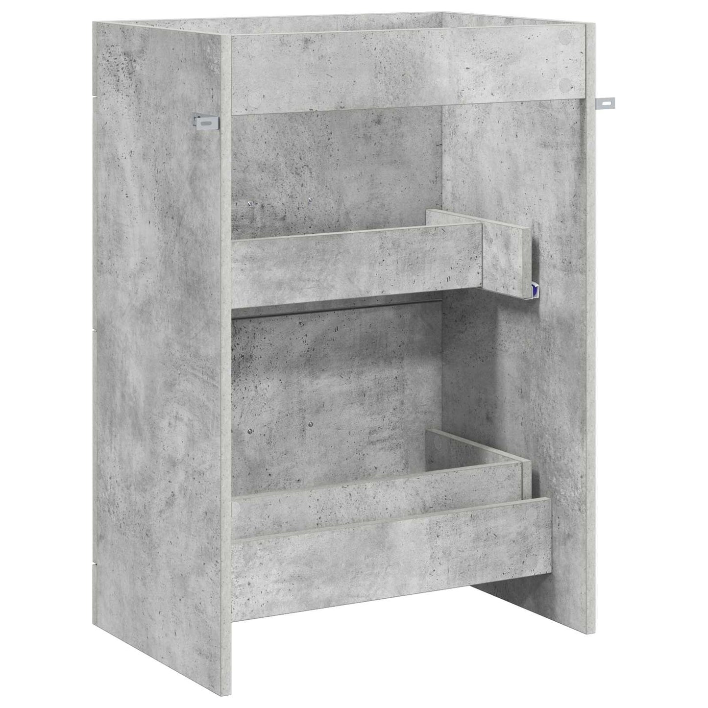 Badkamer Onder Wasbak Kast Betongrijs 56 x 37,5 x 81 cm