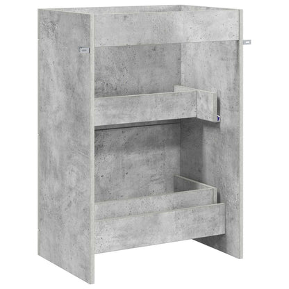 Badkamer Onder Wasbak Kast Betongrijs 56 x 37,5 x 81 cm