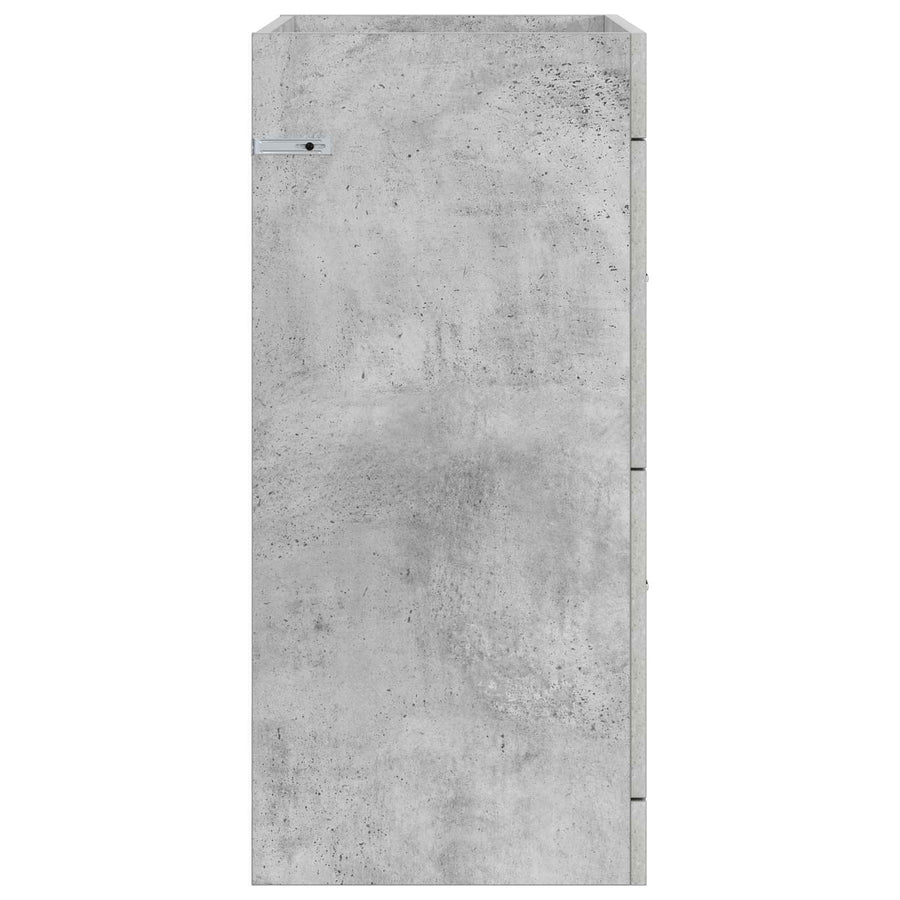 Badkamer Onder Wasbak Kast Betongrijs 56 x 37,5 x 81 cm