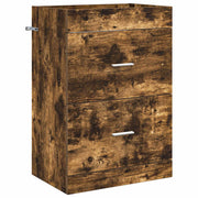 Badkamer onderkast 56x37,5x81 cm gerookt eiken