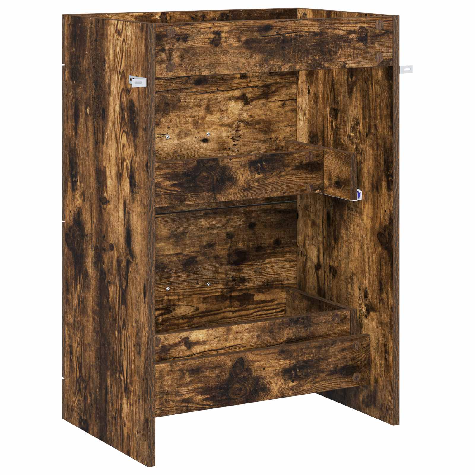 Badkamer Onder Wasbak Kast Gerookt eiken 56 x 37,5 x 81 cm