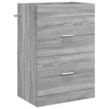 Badkamer Onder Wasbak Kast Grijs Sonoma 56 x 37,5 x 81 cm