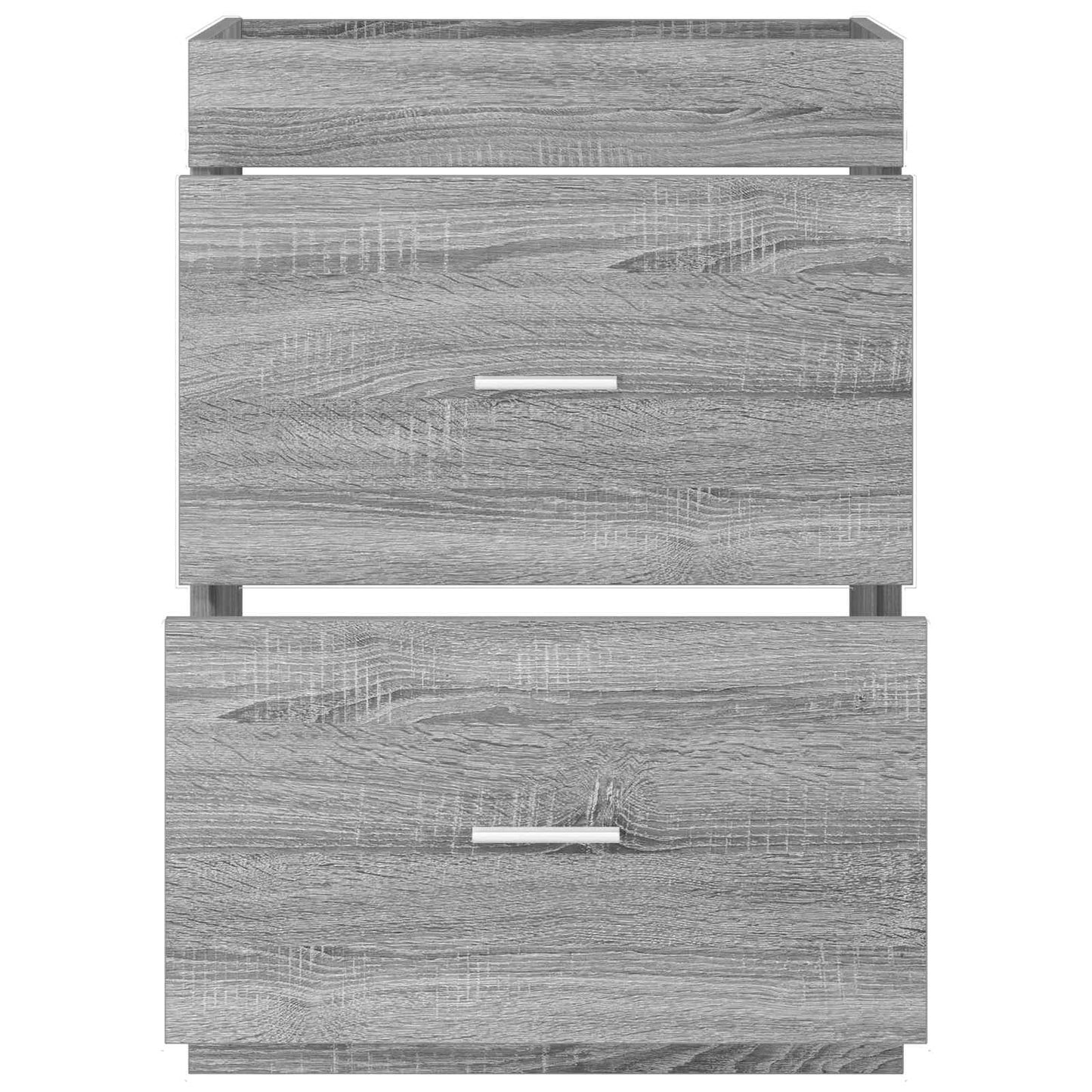 Badkamer Onder Wasbak Kast Grijs Sonoma 56 x 37,5 x 81 cm