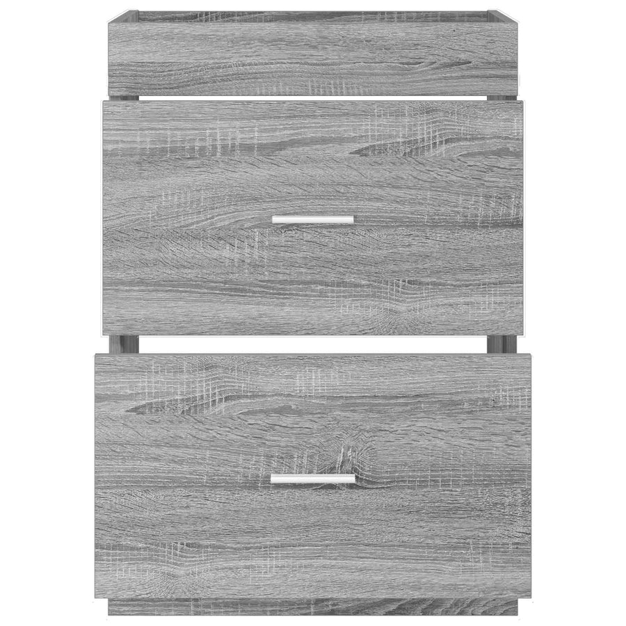 Badkamer Onder Wasbak Kast Grijs Sonoma 56 x 37,5 x 81 cm