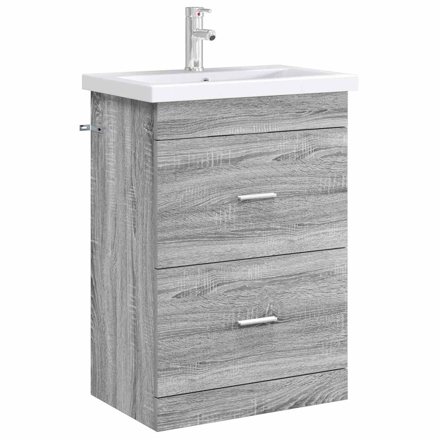 Badkamer Onder Wasbak Kast Grijs Sonoma 56 x 37,5 x 81 cm