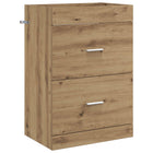 Badkamer onderkast 56x37,5x81 cm bewerkt hout eiken