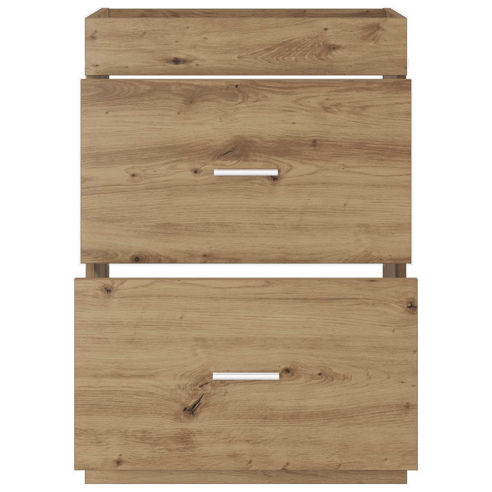 Badkamer Onder Wasbak Kast Artisanaal eiken 56 x 37,5 x 81 cm