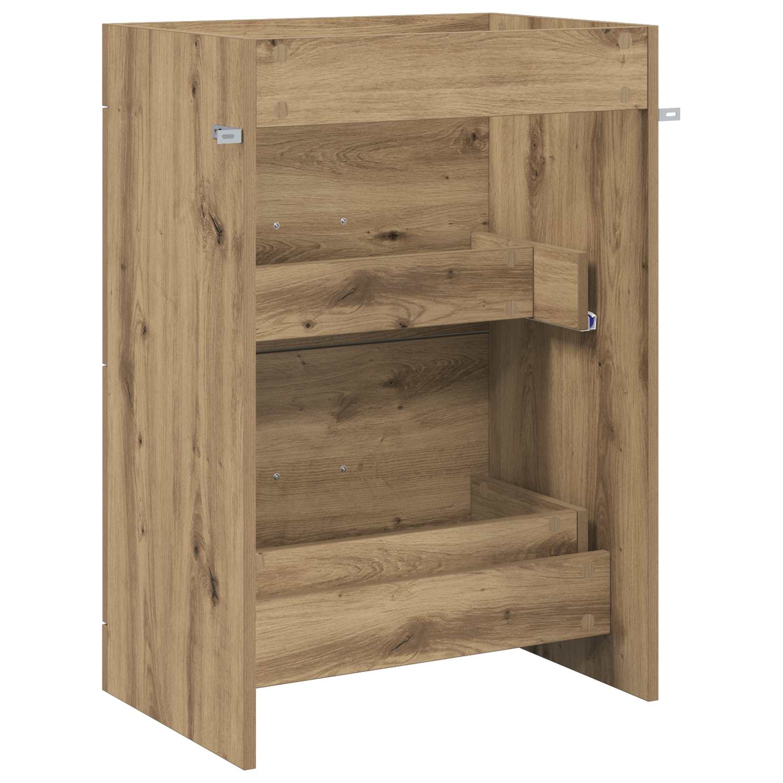Badkamer Onder Wasbak Kast Artisanaal eiken 56 x 37,5 x 81 cm