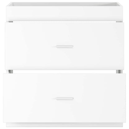 Badkamer Onder Wasbak Kast Wit 78,5 x 37,5 x 81 cm Bewerkt hout