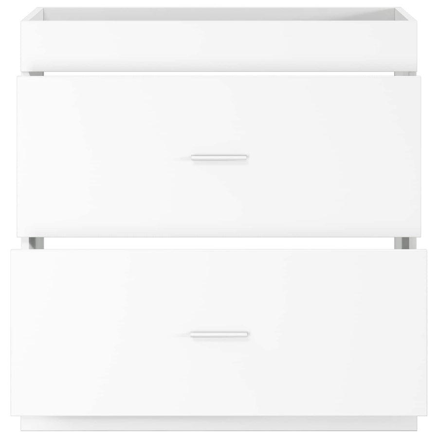 Badkamer Onder Wasbak Kast Wit 78,5 x 37,5 x 81 cm Bewerkt hout