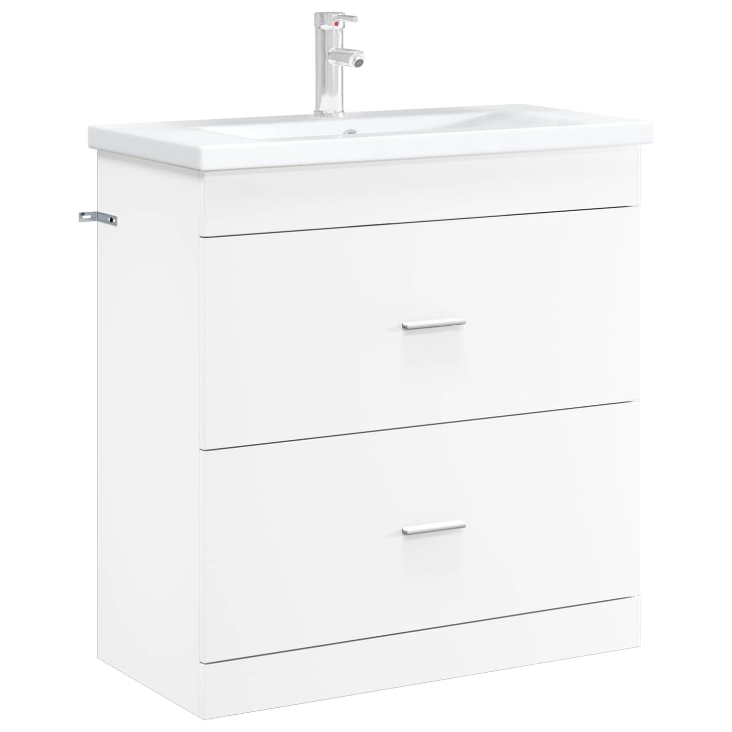 Badkamer Onder Wasbak Kast Wit 78,5 x 37,5 x 81 cm Bewerkt hout