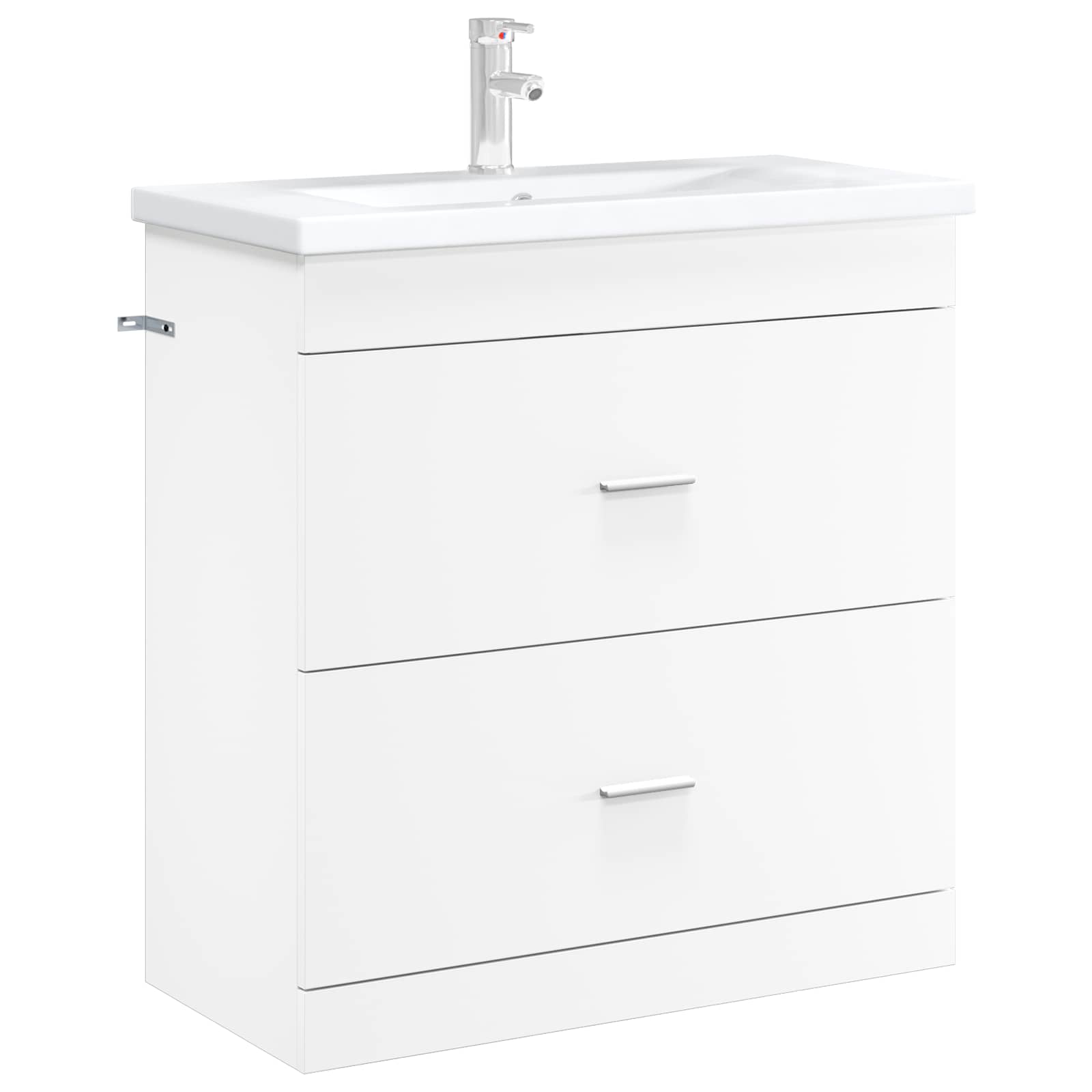 Badkamer Onder Wasbak Kast Wit 78,5 x 37,5 x 81 cm Bewerkt hout