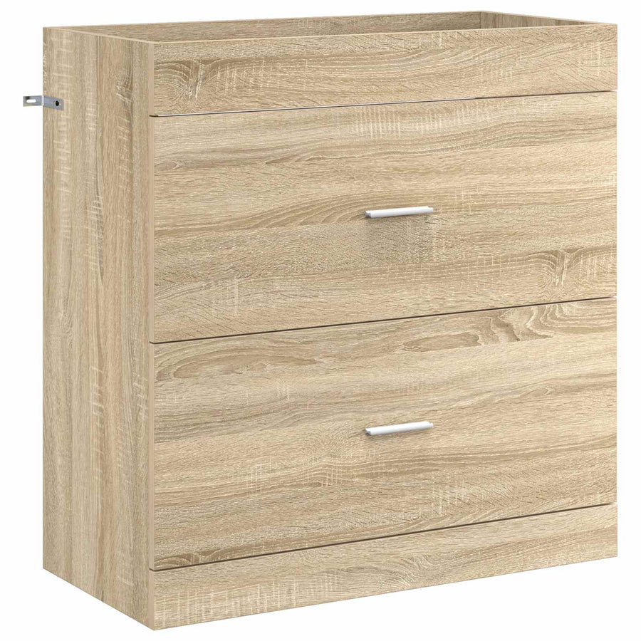 Badkamer Onder Wasbak Kast Sonoma Eiken 78,5 x 37,5 x 81 cm