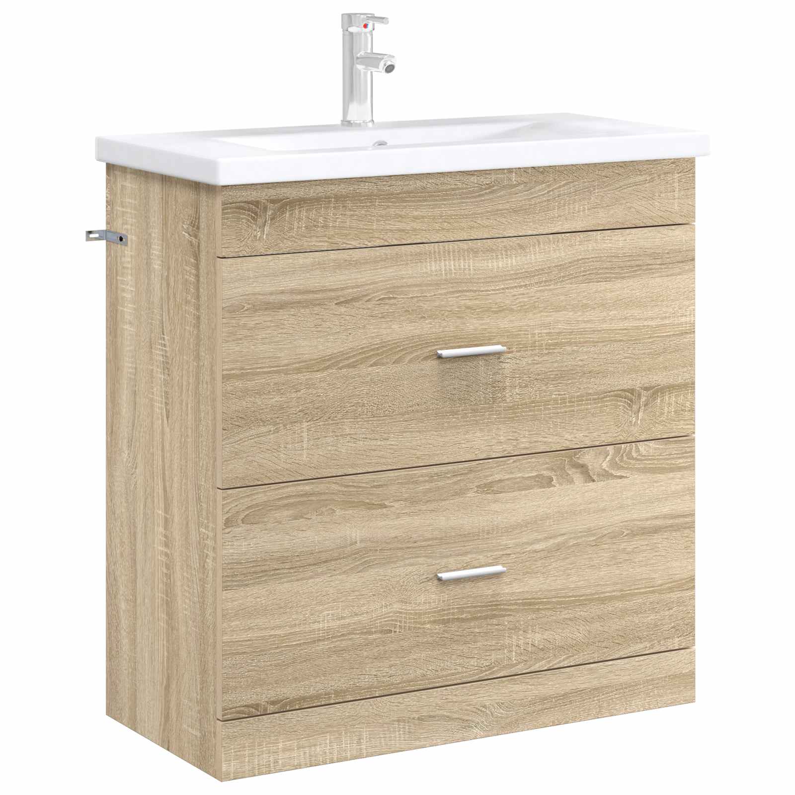 Badkamer Onder Wasbak Kast Sonoma Eiken 78,5 x 37,5 x 81 cm