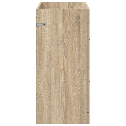 Badkamer Onder Wasbak Kast Sonoma Eiken 78,5 x 37,5 x 81 cm