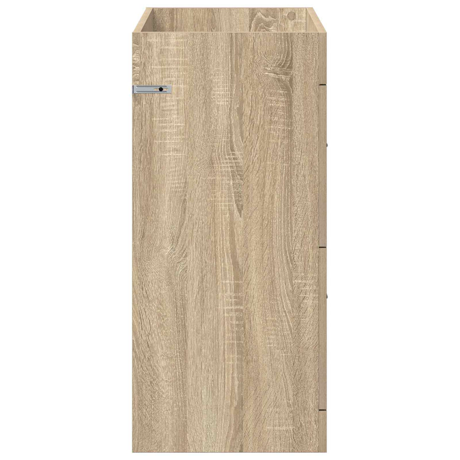 Badkamer Onder Wasbak Kast Sonoma Eiken 78,5 x 37,5 x 81 cm