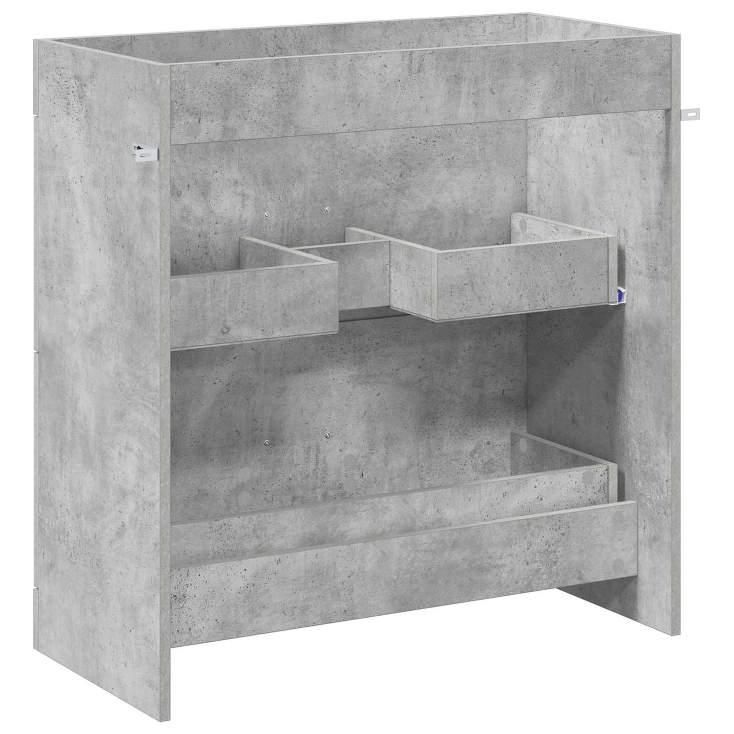 Badkamer Onder Wasbak Kast Betongrijs 78,5 x 37,5 x 81 cm