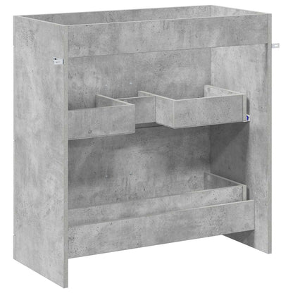 Badkamer Onder Wasbak Kast Betongrijs 78,5 x 37,5 x 81 cm