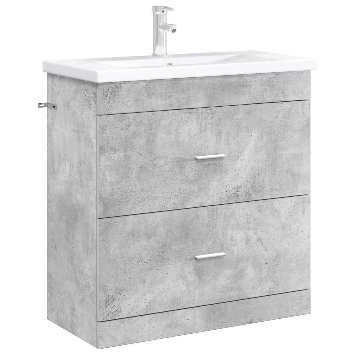 Badkamer Onder Wasbak Kast Betongrijs 78,5 x 37,5 x 81 cm