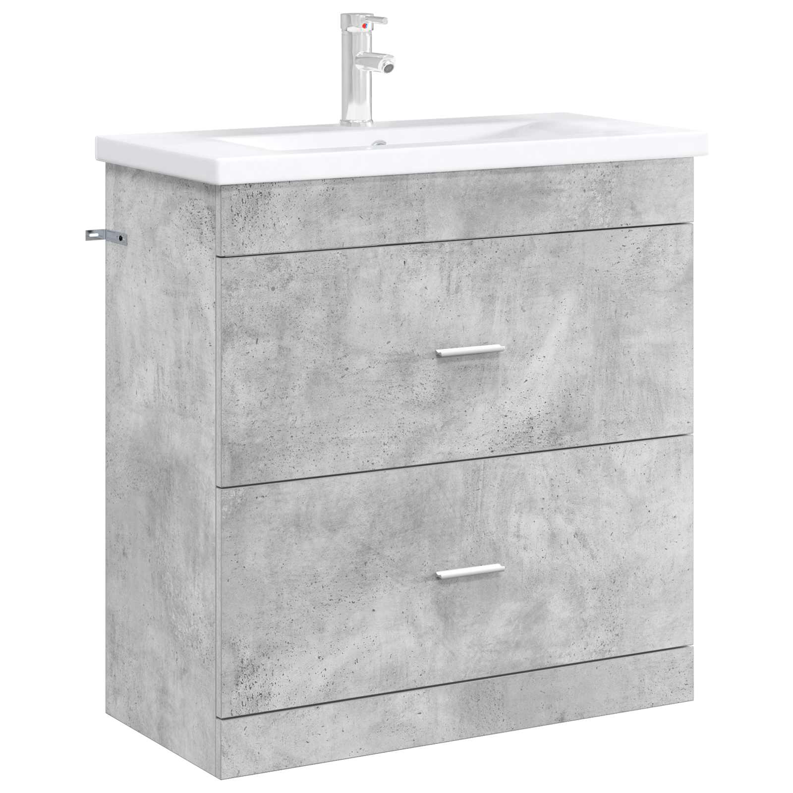 Badkamer Onder Wasbak Kast Betongrijs 78,5 x 37,5 x 81 cm