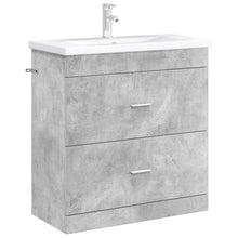 Badkamer Onder Wasbak Kast Betongrijs 78,5 x 37,5 x 81 cm