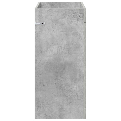 Badkamer Onder Wasbak Kast Betongrijs 78,5 x 37,5 x 81 cm