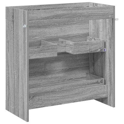 Badkamer Onder Wasbak Kast Grijs Sonoma 78,5 x 37,5 x 81 cm