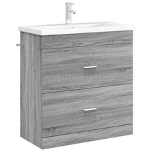 Badkamer Onder Wasbak Kast Grijs Sonoma 78,5 x 37,5 x 81 cm