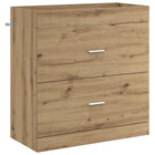 Badkamerkast onder wasbak 78,5x37,5x81 cm bewerkt hout