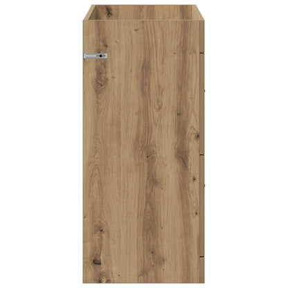 Badkamer Onder Wasbak Kast Artisanaal eiken 78,5 x 37,5 x 81 cm
