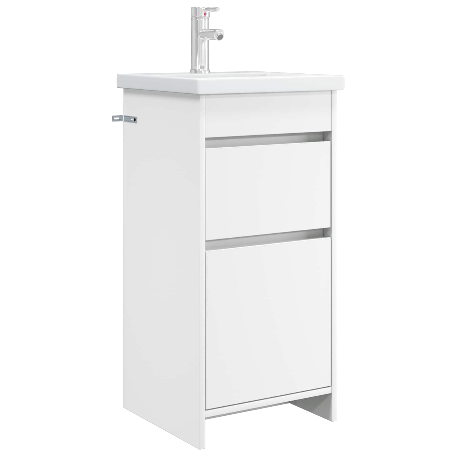 Badkamermeubel met Wasbak Wit 42 x 40 x 84,5 cm Bewerkt hout