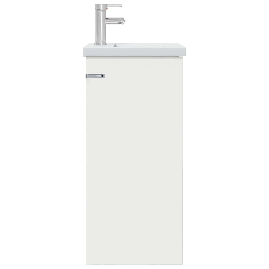 Badkamermeubel met Wasbak Wit 42 x 40 x 84,5 cm Bewerkt hout