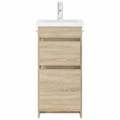 Badkamermeubel met Wasbak Sonoma Eiken 42 x 40 x 84,5 cm
