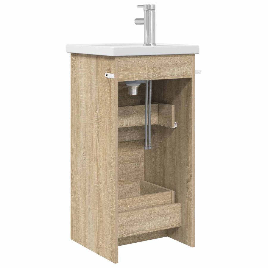 Badkamermeubel met Wasbak Sonoma Eiken 42 x 40 x 84,5 cm