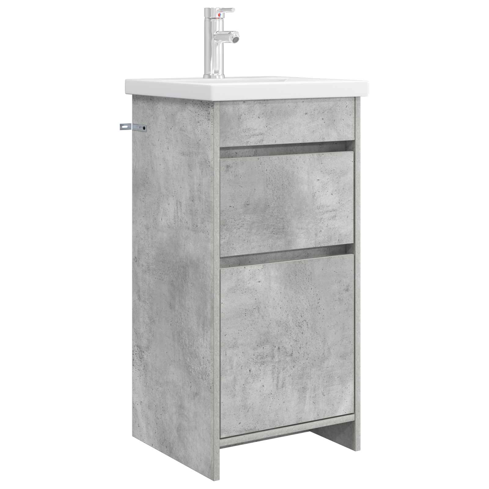 Badkamermeubel met Wasbak Betongrijs 42 x 40 x 84,5 cm