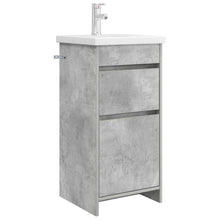 Badkamermeubel met Wasbak Betongrijs 42 x 40 x 84,5 cm