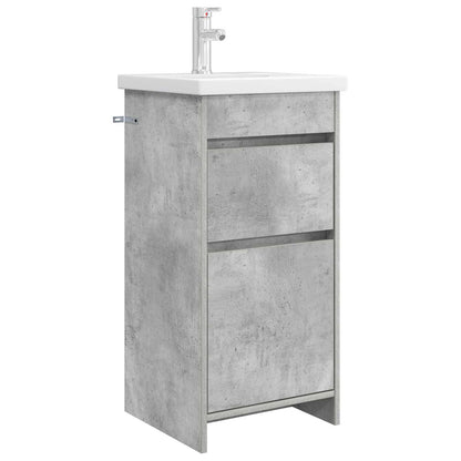 Badkamermeubel met Wasbak Betongrijs 42 x 40 x 84,5 cm