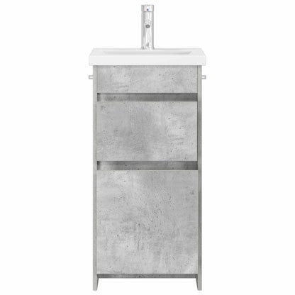 Badkamermeubel met Wasbak Betongrijs 42 x 40 x 84,5 cm