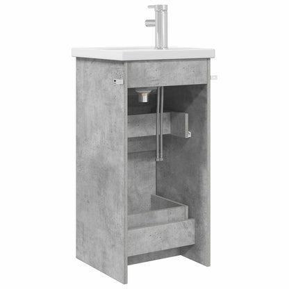 Badkamermeubel met Wasbak Betongrijs 42 x 40 x 84,5 cm