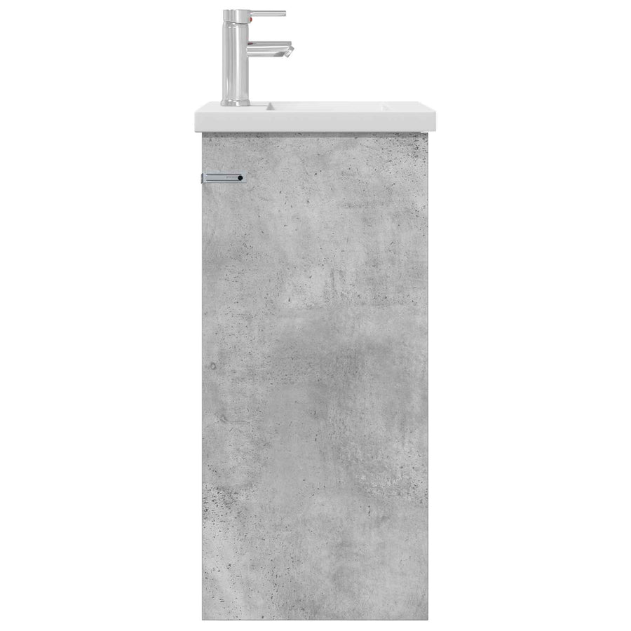 Badkamermeubel met Wasbak Betongrijs 42 x 40 x 84,5 cm