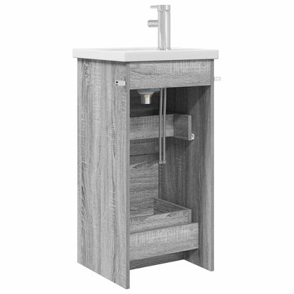 Badkamermeubel met Wasbak Grijs Sonoma 42 x 40 x 84,5 cm