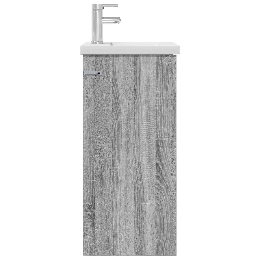 Badkamermeubel met Wasbak Grijs Sonoma 42 x 40 x 84,5 cm