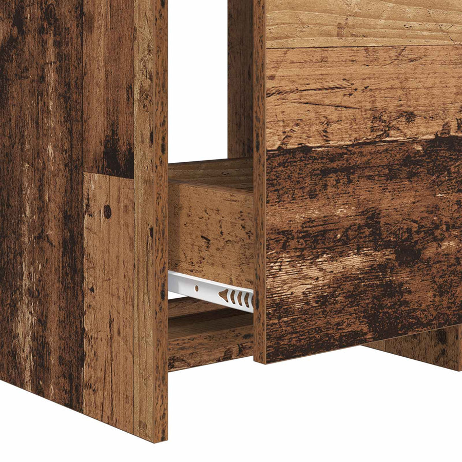 Badkamermeubel met Wasbak Oud hout 42 x 40 x 84,5 cm