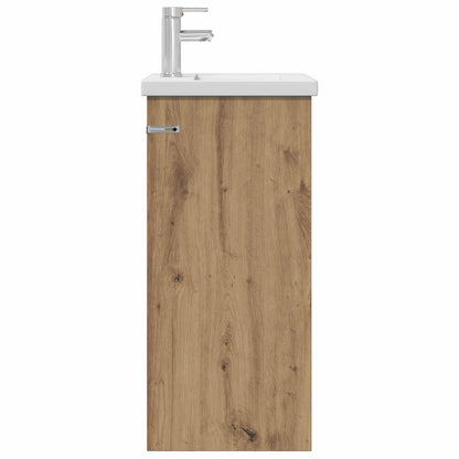 Badkamermeubel met Wasbak Artisanaal eiken 42 x 40 x 84,5 cm