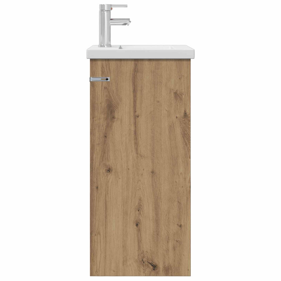 Badkamermeubel met Wasbak Artisanaal eiken 42 x 40 x 84,5 cm