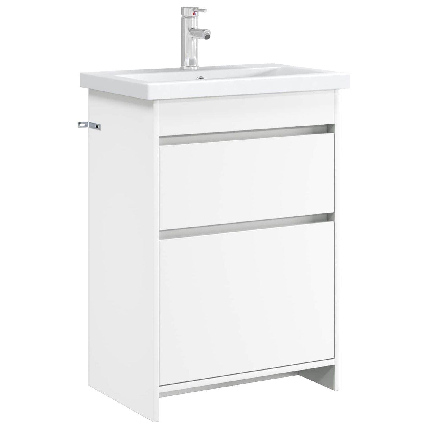 Badkamer Onder Wasbak Kast Wit 56 x 37,5 x 81 cm Bewerkt hout