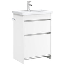 Badkamer Onder Wasbak Kast Wit 56 x 37,5 x 81 cm Bewerkt hout