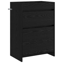 Badkamer Onder Wasbak Kast Zwart eiken 56 x 37,5 x 81 cm