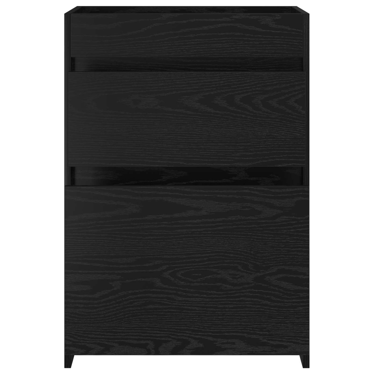 Badkamer Onder Wasbak Kast Zwart eiken 56 x 37,5 x 81 cm